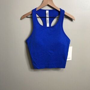 lululemon ebb to street crop Racerback tank size 12
